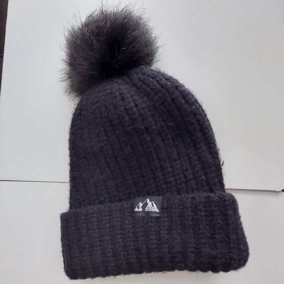 SLOUCHY Baggy Beanie Fleece Lined  Ski Toboggan Women's POM Winter Stocking Hat - Picture 5 of 7